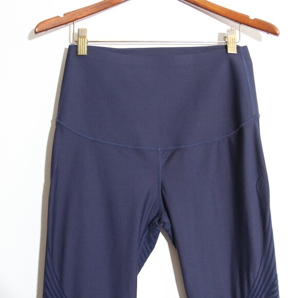 Fanka Body Sculpt Leggings (Reversible Wear) Navy Blue High Rise Contour - Picture 3 of 12